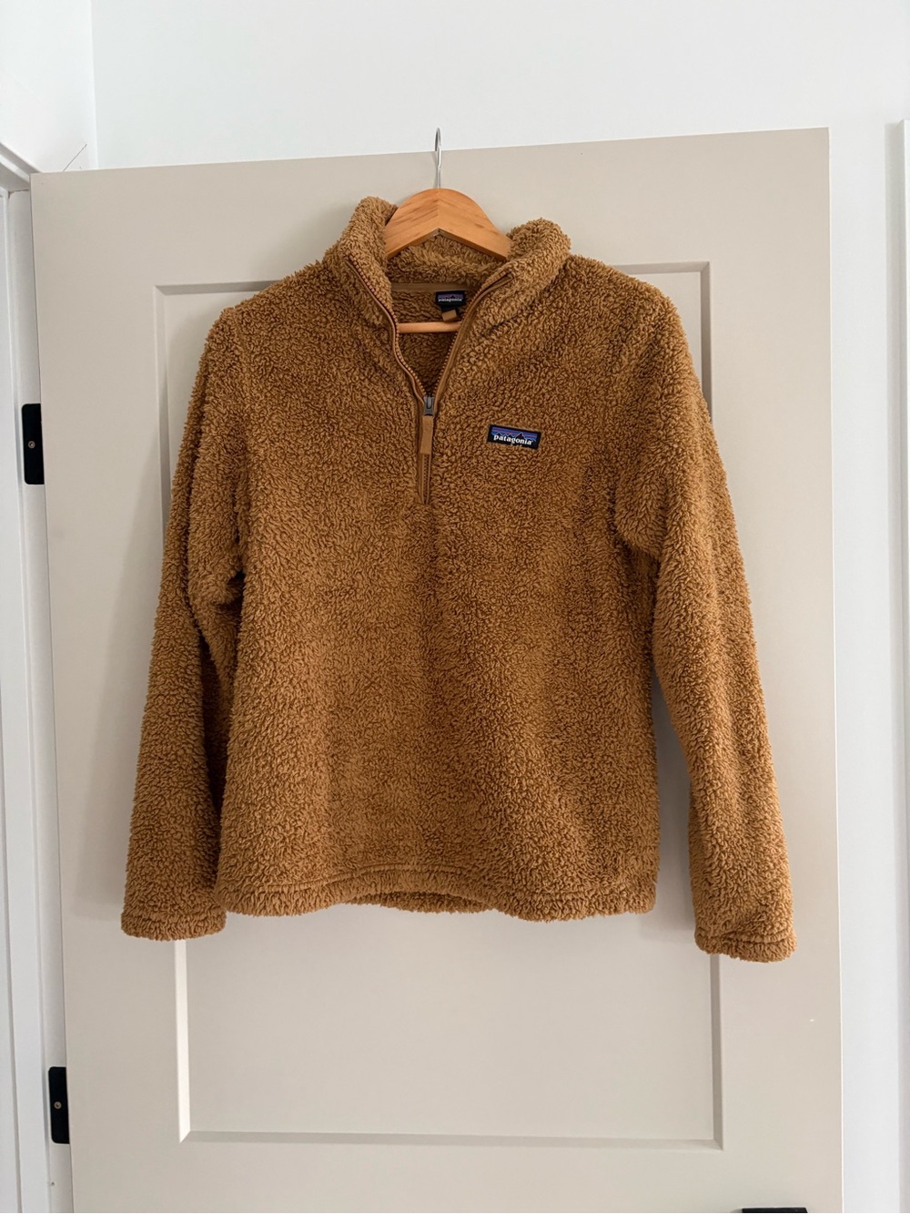 Patagonia Teddy Fleece Quarter-Zip Pullover - Brown